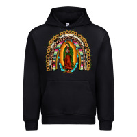 Black our lady of Guadalupe rainbow Urban Hoodie - JahusDesignShop