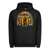 Pigment Black our lady of Guadalupe rainbow Urban Hoodie - JahusDesignShop