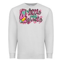 Dove Grey little miss 4th grade Premium Sweatshirt - Zillion Design Studio
