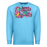 Ocean Blue little miss 4th grade Premium Sweatshirt - Zillion Design Studio