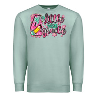 Seafoam little miss 4th grade Premium Sweatshirt - Zillion Design Studio