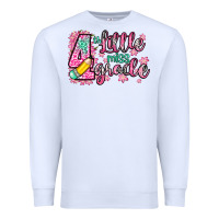 White little miss 4th grade Premium Sweatshirt - Zillion Design Studio