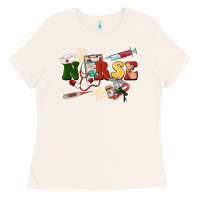 Bone Christmas nurse Ladies Tee - BarkalooDesign