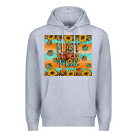 Heather Grey Feast mode Premium Hoodie - Artiststas