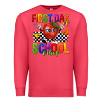 Cardinal first day of school vibes Premium Sweatshirt - texasbilliewilder