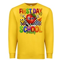 Lemon first day of school vibes Premium Sweatshirt - texasbilliewilder