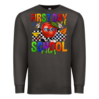 First Day Of School Vibes Premium Sweatshirt | Teevron