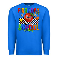 True Royal first day of school vibes Premium Sweatshirt - texasbilliewilder