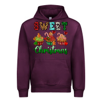 Mauve Wine sweet Christmas with cupcake Urban Hoodie - AdoDesignShop