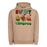 Pigment Burro sweet Christmas with cupcake Urban Hoodie - AdoDesignShop