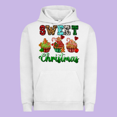 Sweet Christmas With Cupcake Urban Hoodie Designed By Adodesignshop