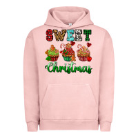 Pigment Salmon sweet Christmas with cupcake Urban Hoodie - AdoDesignShop