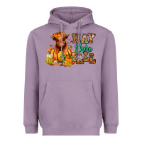 Lavender Hay there Fall pumpkin heifer Heavyweight Hoodie - RanaPortraitStore