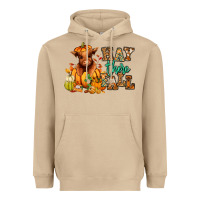 Mushroom Hay there Fall pumpkin heifer Heavyweight Hoodie - RanaPortraitStore