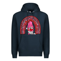Navy valentines gnomies rainbow Premium Hoodie - JahusDesignShop