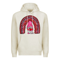 Oatmeal Heather valentines gnomies rainbow Premium Hoodie - JahusDesignShop