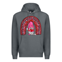 Rock valentines gnomies rainbow Premium Hoodie - JahusDesignShop