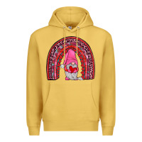 Antique Gold valentines gnomies rainbow Premium Hoodie - JahusDesignShop