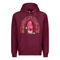 Burgundy valentines gnomies rainbow Premium Hoodie - JahusDesignShop