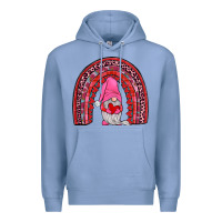 Colony Blue valentines gnomies rainbow Premium Hoodie - JahusDesignShop