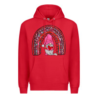 Red valentines gnomies rainbow Premium Hoodie - JahusDesignShop