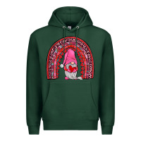 Sports Green valentines gnomies rainbow Premium Hoodie - JahusDesignShop