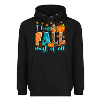 Black I love Fall most of all Heavyweight Hoodie - RanaPortraitStore