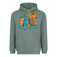 Sage I love Fall most of all Heavyweight Hoodie - RanaPortraitStore