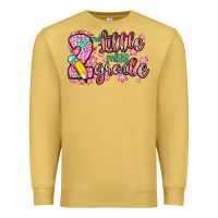 Antique Gold little miss 2nd grade Premium Sweatshirt - Zillion Design Studio