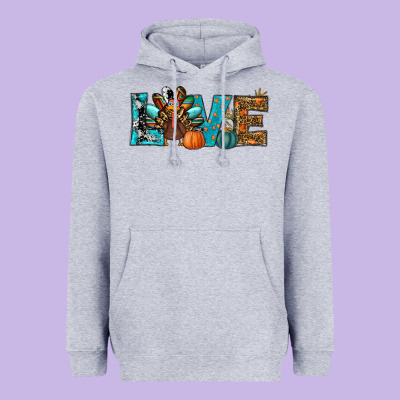 Heavyweight Hoodie Love Thanksgivings Turkey