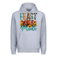 Heather Grey Feast mode Premium Hoodie - Artiststas