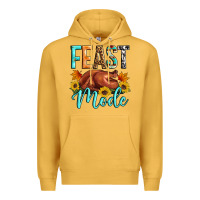 Mustard Feast mode Premium Hoodie - Artiststas