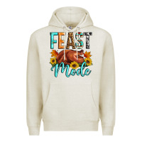 Oatmeal Heather Feast mode Premium Hoodie - Artiststas