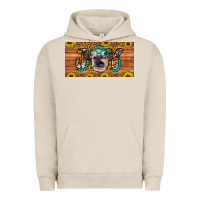 Pigment French Oak joy license plate Urban Hoodie - Artiststas