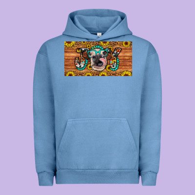 Joy License Plate Urban Hoodie Designed By Artiststas