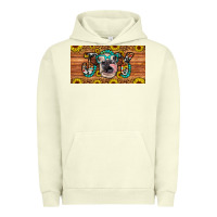Pigment Pistachio joy license plate Urban Hoodie - Artiststas
