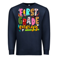 Navy first grade energy Premium Sweatshirt - texasbilliewilder