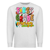 Oatmeal Heather first grade energy Premium Sweatshirt - texasbilliewilder