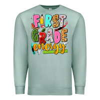 Seafoam first grade energy Premium Sweatshirt - texasbilliewilder