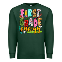 Sports Green first grade energy Premium Sweatshirt - texasbilliewilder