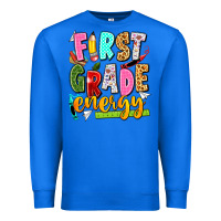 True Royal first grade energy Premium Sweatshirt - texasbilliewilder