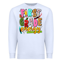 White first grade energy Premium Sweatshirt - texasbilliewilder