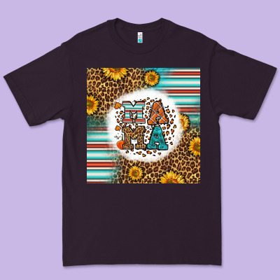 Western Fall Mama Premium Tee Designed By Lillyallendesigns