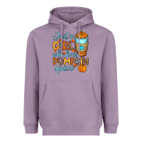 Lavender Just a girl who loves pumpkin spice Heavyweight Hoodie - RanaPortraitStore