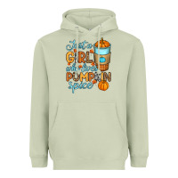 Matcha Just a girl who loves pumpkin spice Heavyweight Hoodie - RanaPortraitStore