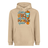 Mushroom Just a girl who loves pumpkin spice Heavyweight Hoodie - RanaPortraitStore