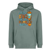 Sage Just a girl who loves pumpkin spice Heavyweight Hoodie - RanaPortraitStore