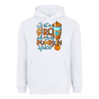 White Just a girl who loves pumpkin spice Heavyweight Hoodie - RanaPortraitStore