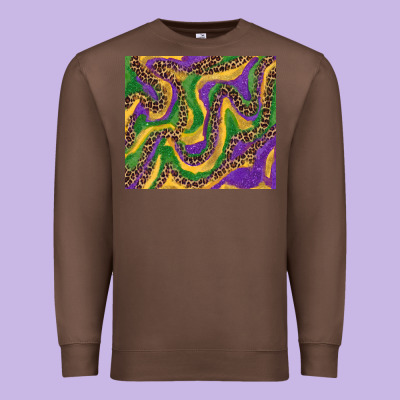 Mardi Gras Tumbler Premium Sweatshirt Designed By Ranaportraitstore
