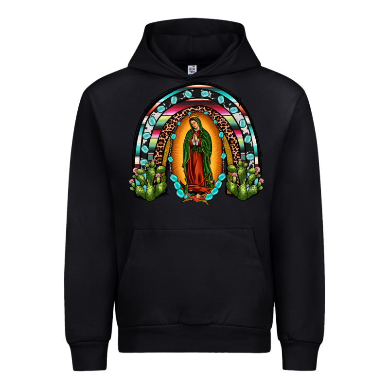 Our Lady Of Guadalupe Rainbow Urban Hoodie by JahusDesignShop | Teevron